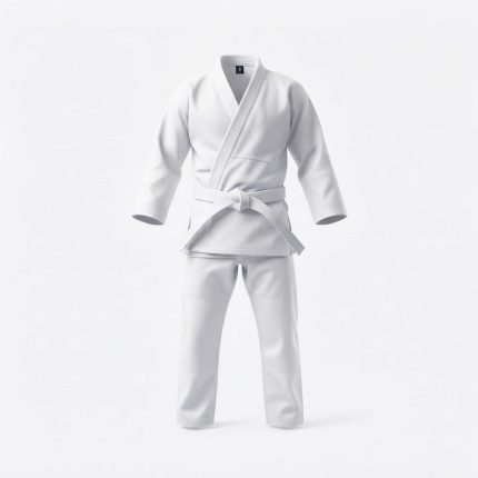 Custom White Kenpo Martial Arts Uniform – Traditional Training Gi with Matching Pants