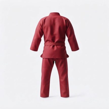 Custom Red Kenpo Martial Arts Uniform – Traditional Training Gi with Matching Pants