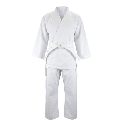 White Martial Arts Gi Uniform (BJJ, Hapkido, Karate & Combat Sports Training Suit